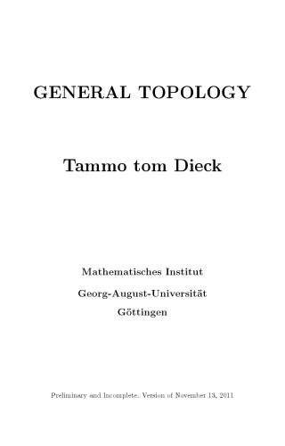 General topology