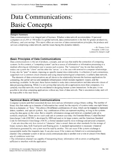 Datacomm Basics