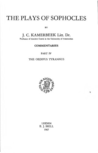 The Oedipus tyrannus