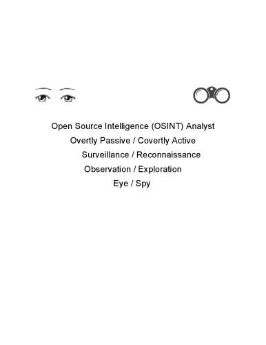 Open Source Intelligence (OSINT) Analyst Manual
