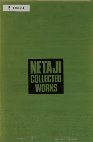 Netaji: Collected Works - Volume 5
