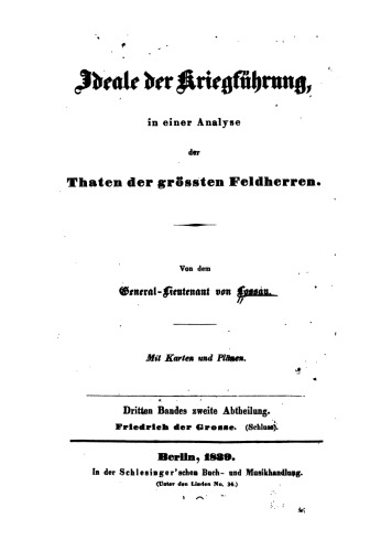 Friedrich der Große (Schluss)