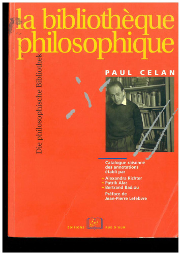 La bibliothèque philosophique/Die philosophische Bibliothek