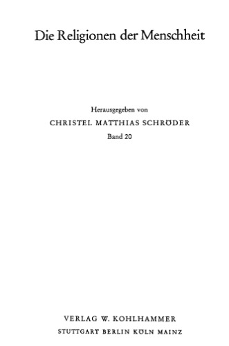 Die Religionen Tibets und der Mongolei
