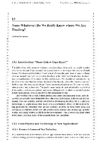 Nano-Whatever: DoWe Really Knowwhere We Are Heading?