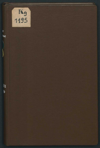 Der Eigene, 12. Jahrgang: Ein Blatt für männliche Kultur