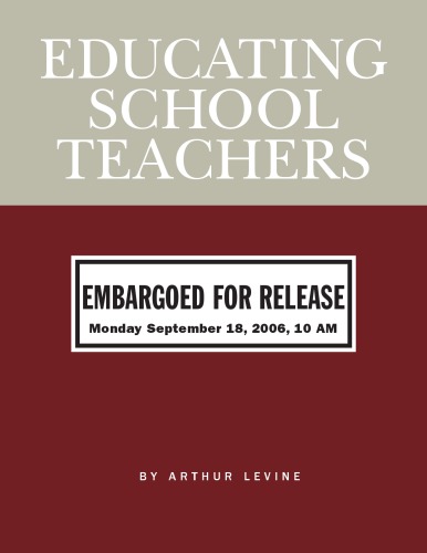 Educating school teachers