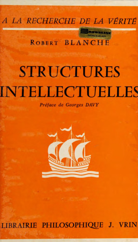 Structures intellectuelles: essai sur l'organisation des concepts