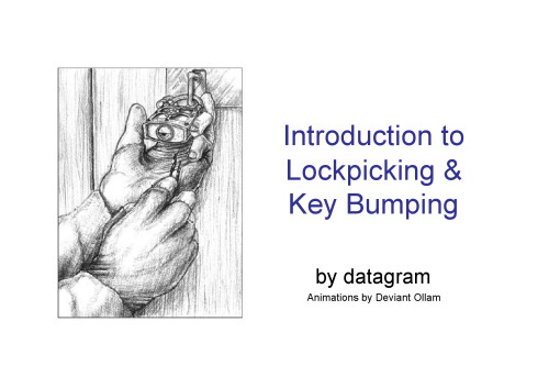 Introduction to Lockpicking and Key Bumping