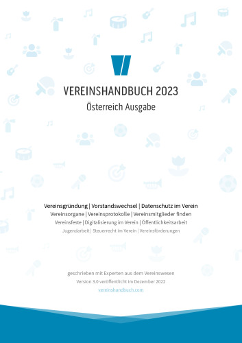 Vereinshandbuch 2023 v3.0: Österreich Ausgabe