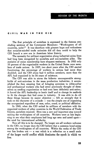 Monthly Review - June 1949