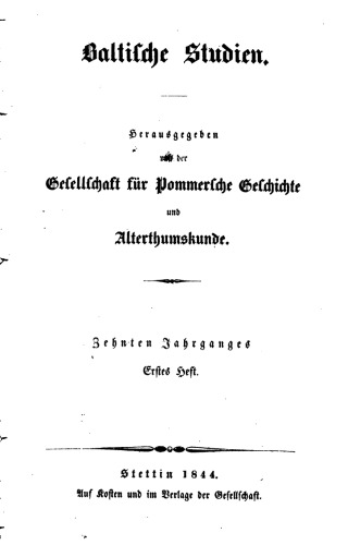 Baltische Studien