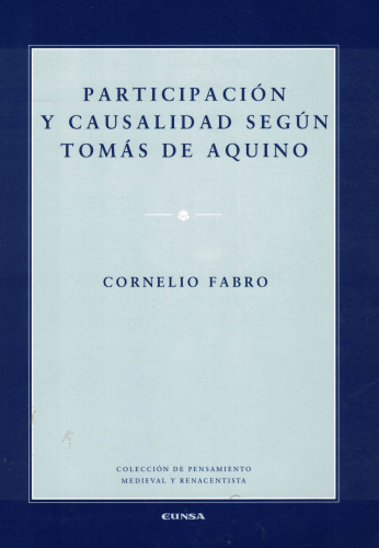 Participación y causalidad según Tomás de Aquino