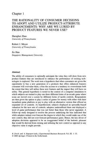 Experimental Business Research: Marketing, Accounting and Cognitive Perspectives. Volume III