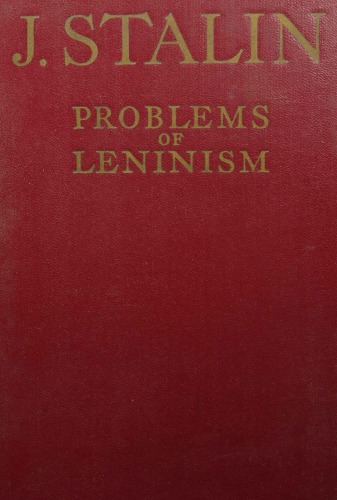 Problems of Leninism