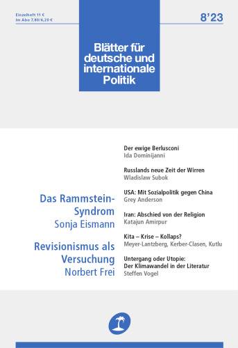 Die Blätter für deutsche und internationale Politik [8 / 20, 8 ed.]