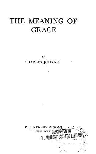 The Meaning of Grace