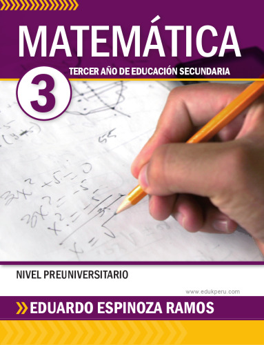 Matemática 3: Para estudiantes de nivel secundario (Spanish Edition)