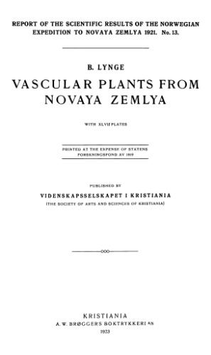 Vascular plants from Novaya Zemlya