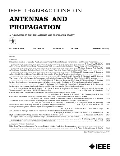 IEEE Transactions on Antennas and Propagation