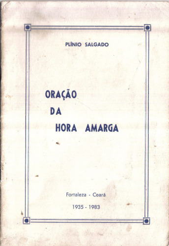 A Oração da Hora Amarga