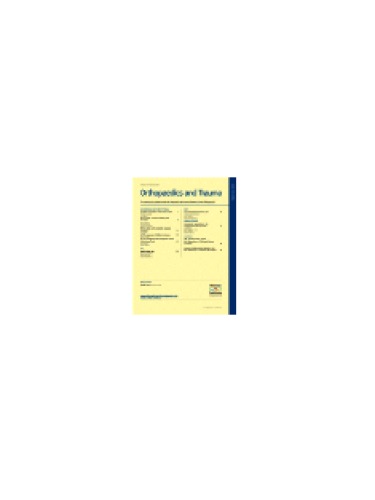 Orthopaedics and Trauma. Volume 25, (All Issues 2011, 1 to 6)
