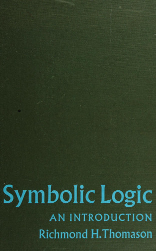 Symbolic Logic: An Introduction