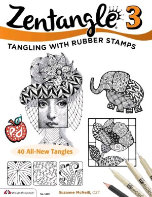 Zentangle 3, Expanded Workbook Edition Tangling With Rubber Stamps