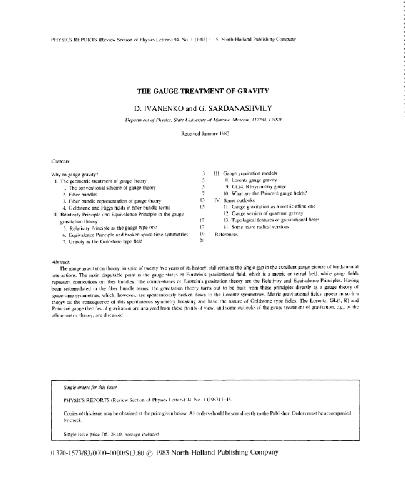 Physics Reports vol.94
