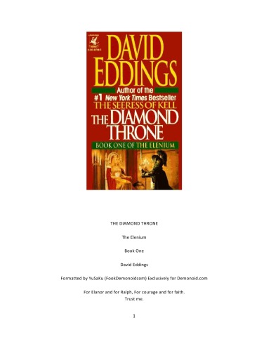 The Diamond Throne: Book One of the Elenium