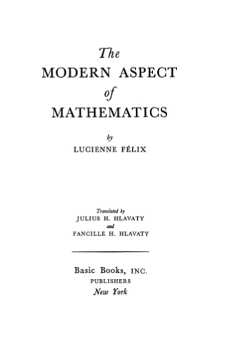 The modern aspect of mathematics