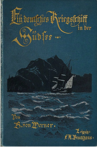 Ein deutsches Kriegsschiff in der Südsee