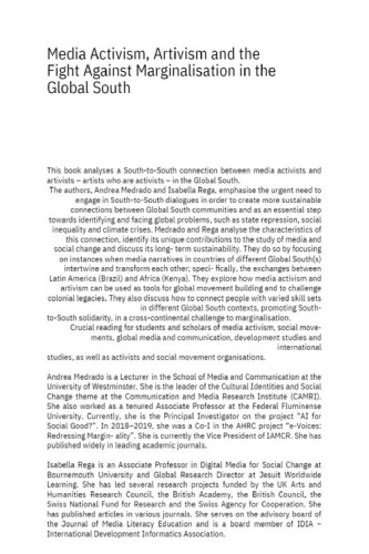 Media Activism, Artivism and the Fight Against Marginalisation in the Global South