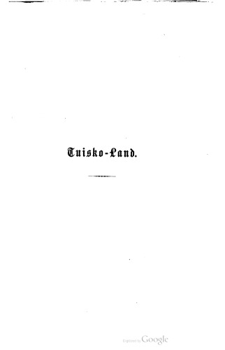 Tuisko-land der arischen Stämme und Götter.