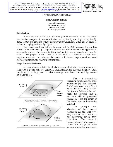 UWB Magnetic Antennas (IEEE APS
