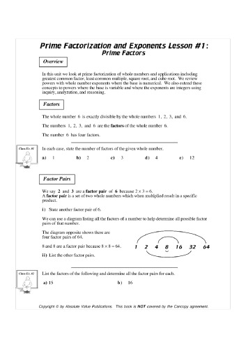 iWrite Math 10: Foundations of Mathematics and Pre-Calculus Book