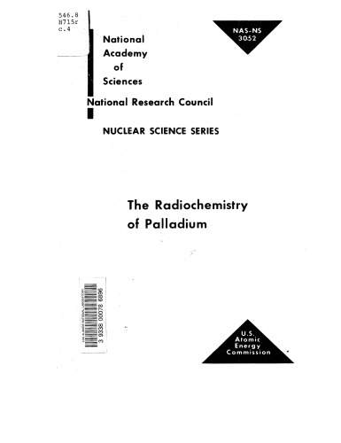 The radiochemistry of palladium