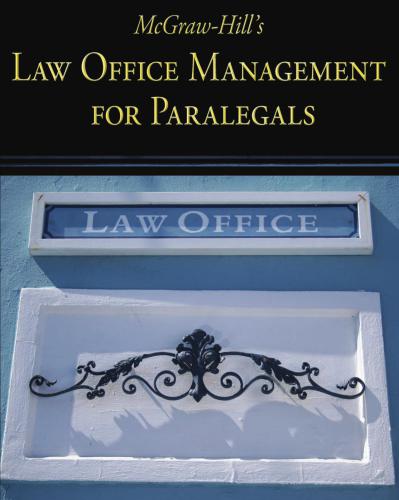 McGraw-Hill's Law Office Management for Paralegals