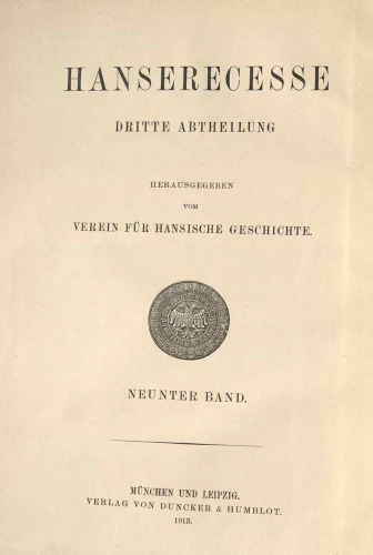 Hanserecesse von 1477-1530