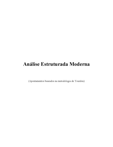 Análise Estruturada Moderna