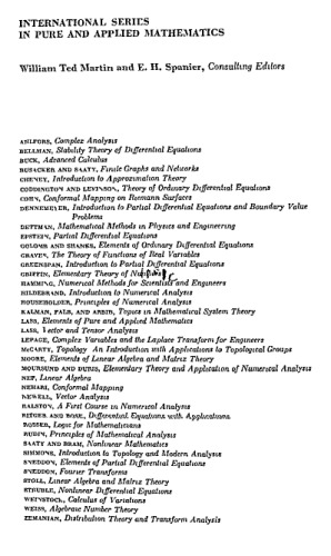 Topics In Mathematical System Theory