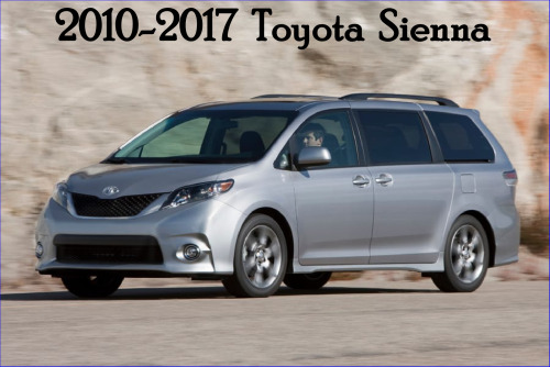 2010-2017 Toyota Sienna Repair Manual