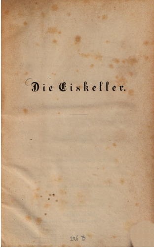Die Anlegung und Benutzung transportabler und stabiler Eiskeller , oder Eisschränke, Eisreservoirs und amerikanischer Eishäuser, sowie die Konstruktion und der Gebrauch Milch-, Wasser- und Luftkühlern, Gefrornesmaschinen etc.