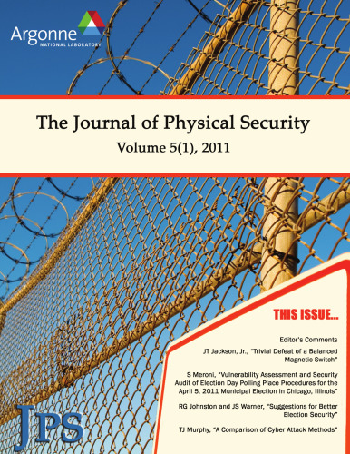 The Journal of Physical Security Volume 5 Issue 1 - JPS 5(1)