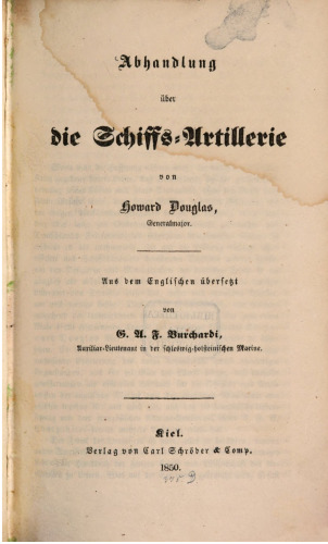Abhandlung über die Schiffs-Artillerie