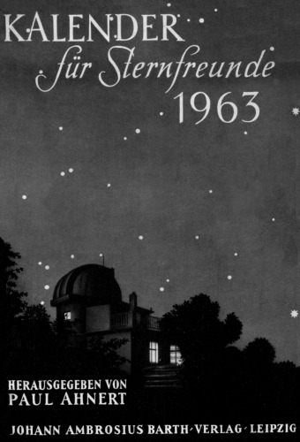 Kalender für Sternfreunde 1963