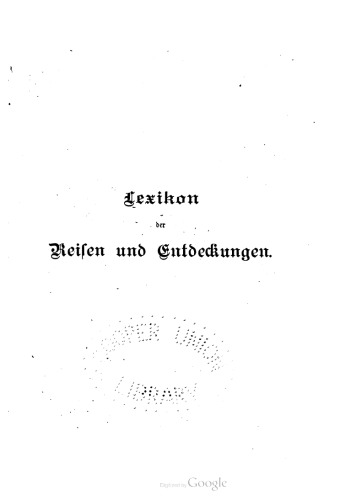 Lexikon der Reisen und Entdeckungen
