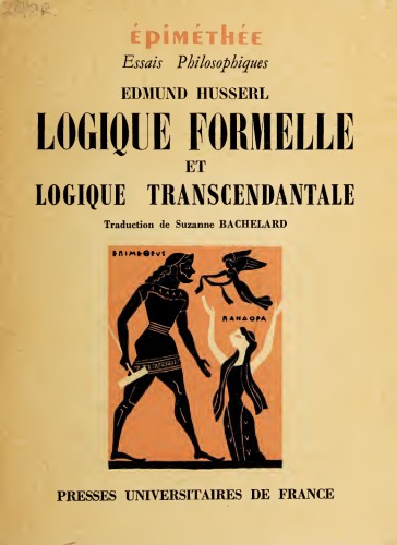 Logique formelle et logique transcendantale