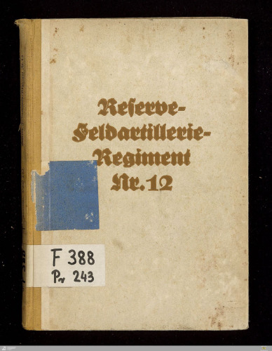 Reserve-Feldartillerie-Regiment Nr. 12