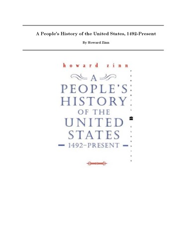 The Twentieth Century: A People's History